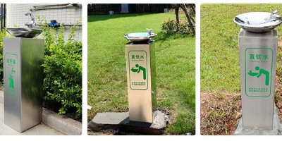 公園廣場直飲水機免費為市民供應(yīng)直飲水